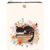 CRASPIRE Cat Book Cover Button Book Sleeve 11.4 x 9.4 Inch Polyester Cloth Waterproof Washable Flower Animal Notebook Paperback Bag Protector with Zipper for Hardcover Bookish Birthday Graduation Gift