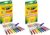 Crayola MARKERS FINE LINE 10 COUNT (Pack of 2)