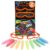 Crayola Neon 3D Washable Sidewalk Chalk Set, 10 Chalk Sticks with 2 Pairs of 3D Glasses, Ages 4+