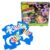 Crayola Stencil Puzzle Set, Space Theme, 8 Stencils with 15 Washable Sidewalk Chalk Sticks, Ages 4+