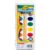 Crayola Washable Children’s Art Supplies Assorted Watercolor Paint Color Set with Convenient Kid’s Paintbrush Included, 16 Count