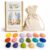 Crayon Rocks Ocean Colors Crayons, 16-Count Natural Soy Wax Crayons for Handwriting Development, Tripod Grip for Kids & Toddlers, Blue Green Aqua Tones, Educational Art Supplies, Made in USA