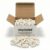 Craytastic! Bulk Unwrapped Crayons Pieces (White) – Box of 144 Pieces = 48 Full Size for Crafting, Parties, Kids – Broken Crayons, Paperless – Safety Tested Compliant with ASTM D-4236