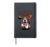Crazy Cartoon Pet Dog Breed Mom Dad Pup Funny Basset Hound Hardcover Journal, Black
