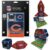 CreateOn Chicago Bears NFL Fan-Tiles Magnetic Match-Up Tiles | 17-Piece Building Set for Kids & Adults | Officially Licensed NFL Team Collectibles | Build, Play & Display (All 32 Teams Available)