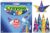 CreateOn Crayola Magnetic Tiles, Building Set for Kids, Magnetic Blocks, Travel Toys, Classroom Sensory Toys, STEM & Montessori Tools for Boys & Girls Ages 3+, 24-Piece Set (Cosmic)