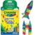 CreateOn Crayola Mini Magnetic PIP-Tiles, Bold Colors – Building Set for Kids, Magnetic Building Toys for Kids, STEM Travel Toys for Boys and Girls Ages 3+, 24-Piece Set (Bold)