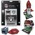 CreateOn Las Vegas Raiders NFL Fan-Tiles Magnetic Match-Up Tiles | 17-Piece Building Set for Kids & Adults | Officially Licensed NFL Team Collectibles | Build, Play & Display (All 32 Teams Available)