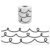 Creative Teaching Press Core Decor Loop-de-Loop Rolled Bulletin Board Border Trim, 50 ft Decorate Classroom Walls, Desks, Hallways, Doors, Schools & Offices (CTP 11145)
