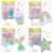 Creativity for Kids Bubble Gem Super Sticker 4-Pack: Rainbow, Mermaid, Bubble Tea & Star Diamond Art Kits – Window Art Craft Sets for Kids Ages 6+