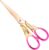 Creechwa 6.3 Inch Precision All – Purpose Craft Scissors, Stainless Steel Blade for Superior Cutting, Purple Acrylic Handle for Comfort, Ideal for Office, Home & School Crafters
