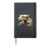 Crested Gecko Design Reptile Lizard Hardcover Journal, Black