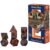 Critical Role: Vox Machina: Adventure Dice – Grog Strongjaw – 8pc RPG Die Set, Gray-Orange, Character Symbols, Collectible Roleplaying Game Accessory