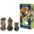 Critical Role: Vox Machina: Adventure Dice – Keyleth – 8pc RPG Set, Brown & Green, Character Symbols, Licensed Collectible Roleplaying Game Accessory