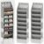 Criusia Shoe Storage, Over the Door Shoe Organizer, Hanging Closet Shoe Storage with Large Deep Pockets, Fits 16–24 Pairs of Sneakers, Sandals, Boots, Beige