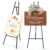 CroBlissful Black 50″ Easel Stand for Wedding Sign Adjustable 3Tier Height Display Easel with Chain Heavy Duty Floor Tripod for Welcome Wedding Sign Painting Canvas Baby Shower Party Poster (Metal)