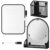 CroBlissful Set of 3 Magnetic Locker Accessories College Dorm,Black