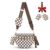 Cross Body Bag for Women Checkered Crossbody Bags Bum Bags for Women Fanny Packs for Girls Small Nylon Checkered Purse Trendy Shoulder Bag (Checkered White Brown, One Size)