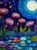 Cross & Glory – Waterlilies by Moonlight – 1000 Piece Jigsaw Puzzle for Adults | Stunning Artwork of Moonlit Waterlilies in a Serene Pond | Great for Relaxation and Display for Puzzle Enthusiasts