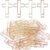 Cross Paper Clips – 20 Pack (Gold & Rose Gold) Bible & Journal Clips – Journaling Bookmarks Paperclips for Office School Home Use – Also Perfect for Bible Study and Christian Journaling Supplies