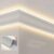 Crown Molding LED Indirect Lighting Kit, Baseboard LED Strip Diffuser for Wall Corners & Ceilings, Surface-Mounted Moulding (4.0m/13.1ft) – Enhance Home Ambiance