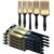 Crozzfog 20 Pcs Paint Brushes, 5 Sizes, 1″ 1.5″ 2″ 3″ Flat & 1.5″ Angled