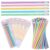 Crtiin 100 Pcs Inspirational Pencils Bulk for Students with Rainbow Bags Pastel Motivational Quote with Eraser Back to School Supplies for Teens Student Teacher Classroom Reward