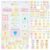 Crtiin 139 Pcs Rainbow Daily Morning Board White Circle Time Calendar Week Month Year Weather Seasons Positive Affirmations Letter Number for Homeschool Preschool Activities