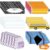 Crtiin 36 Pcs Back to School Magnetic Name Tags Reusable Desk Name Tags Crayon School Bus Schoolbag Shape Nametags Dry Erase Stickers for Locker Classroom Desks, Whiteboard, Office Supplies