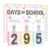 Crtiin 37 Pcs Pastel Gingham Bulletin Board Calendar Days of School Composition Posters Decoration Back to School Posters Set with Number Cards for Preschool Kindergarten Student Teacher Wall Supply