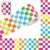Crtiin 65ft Bulletin Board Border Trim Sticker Roll for Back to School Classroom Bulletin Board Decoration, Office Chalkboard, Home Wall Decor(Checkered)