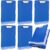 Crtiin 6 Pcs Colored Clipboard with Storage, 8.5 x 11 Inch Heavy Duty Plastic Nursing Clipboard Folder with Pen Holder A4 Medical Holder for Nurse Doctor Teacher Office (Dark Blue)