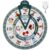 Crtiin Green Classroom Calendar Wheel Wall Hanging Decor