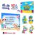 Cruise Door Decorations Magnetic Set – Large Magnetic Dry Erase Board 11×13 inch, 6 Fun Cruise Door Magnets, 2 Magnetic Markers & Eraser