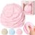 Crunchy Cream Roll Squishy, Crispy Cream Stress Ball for Adults，Pink