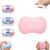 Crunchy Soap Squishy Realistic Handmade Bar Soap，Shaped Stress Relief Toy Slow Rising Squeeze Fidget Toy Ultra Soft Durable Rebound Portable Sensory Play (Pink)