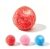 Crunchy Squishy Stress Ball, Fidget Toy with Slush Texture (Red)