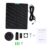 Cryfokt Solar Panel Kit for Ring Video Doorbell 4/3/3 Plus/2 (Black)