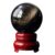 Crystal Ball, Natural Quartz Obsidian Crystal Ball, Light Silver Obsidian Crystal Dial, Home Decor Mining Specimen
