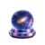 Crystal Ball Projector Night Light, LED Starry Sky Lamp with Remote Control, Colour Changing Mood Light, Rotating Galaxy Projector for Bedroom Living Room Decor