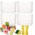 Crystal Clear Freezer Storage Bins, 2026 New Clear Plastic Storage Bins, Kitchen Stackable Containers Organizer, for Pantries, Bathrooms, Cabinets