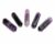 crystalmiracle Amethyst 5 Pcs Double Terminated Wand Points 1.2-1.7 inch, Crystal Healing Reiki Feng Shui for Men Women Meditation
