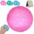 Crystal Mochi Squishy Stress Ball Textured Sensory Moldable Crunchy Squeeze Jelly Gel Squish Fidget Toy Anxiety Relief Desk Focus Calming Hand Therapy Soft Elastic for Adults