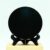 Crystal Ornaments Mayan Aztec Natural Obsidian Stone Disc 1 Piece Beautiful Ornaments