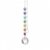 Crystal Prism Suncatcher, Artificial Glass Hanging Ornament for Window, Colorful Light Display Home Decor (1 PC)
