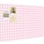 CrystalSylara Felt Bulletin Board, 24″ x 15.7″ Decorative Felt Pin Board, Foldable Photo Display with Pushpins, Wall Vision Cork Boards Alternative for Home Bedroom Office Dorm (Pink Plaid)