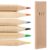 Ctosree 1 Pack Mini Colored Pencils Bulk Coloring Pencil in Boxes Back to School Gifts for Students Kids Classroom Rewards, Party Favor, Goodie Bag Fillers, 6 Per Pack (Natural Wood,7”)