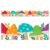 CTP Woodland Friends Jumbo Mushrooms EZ Border Trim, Bulletin Board Border, 24 in Strips, 48 ft per Package, Classroom, Office, Homeschool (Creative Teaching Press 11166)