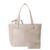 CTWWFS Large Tote Bag for Women with Zipper, Nylon Lightweight Work Tote with 15.6″ Laptop Sleeve, Nurse Bag for Work College (Khaki-1)