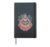 Cuba Traditional Dance Girl Floral Art Souvenir Hardcover Journal, Black